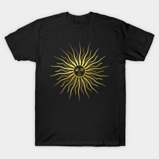 Sun - sunbeams - graphic - sun face T-Shirt